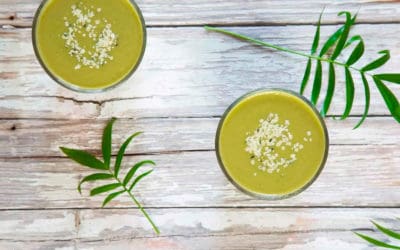 Batido de pera, pepino y apio con Vitamix