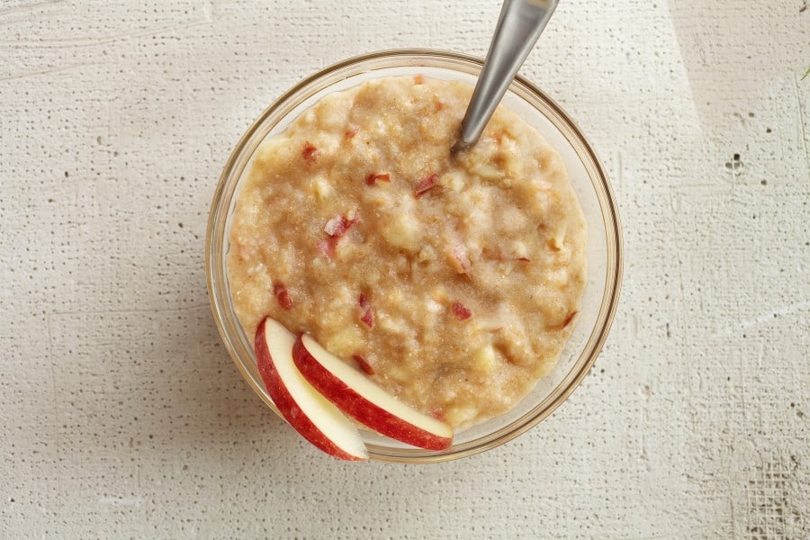 Porridge-avena-manzana