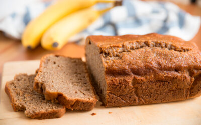 Pan de plátano sin gluten