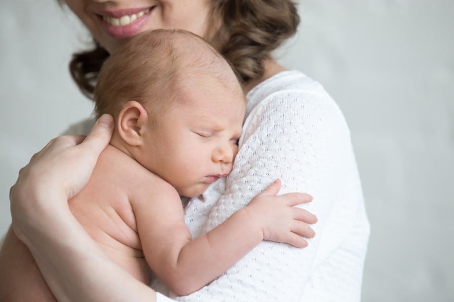 Madre con su bebé