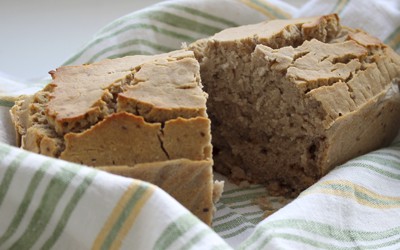 Plumcake sin gluten, de harina de arroz y castañas