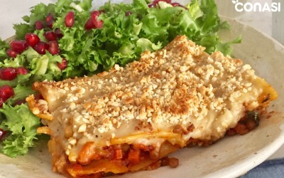 lasaña vegana