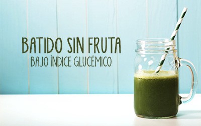 Batido sin fruta apto para candidiasis