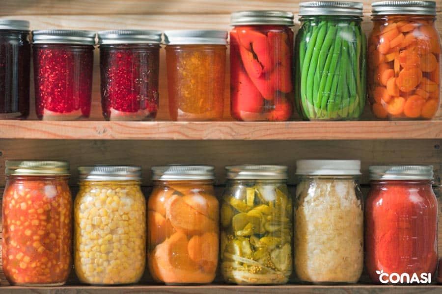 Elaboración de pickles. fermentados vegetales