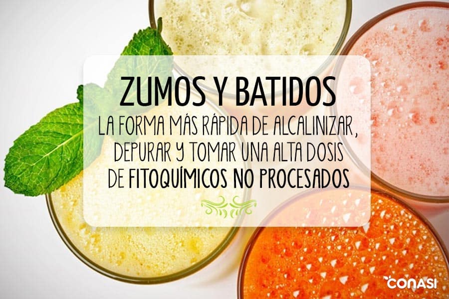zumos y batidos conasi-consejo