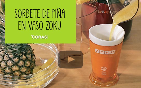 vaso zoku para hacer granizados