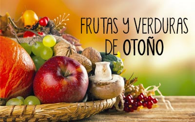 Calendario de otoño de frutas y verduras