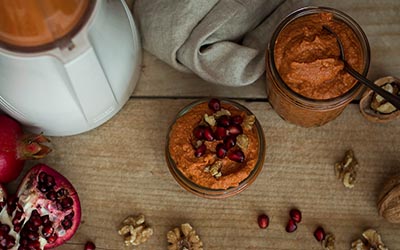 Muhammara, paté sirio de pimientos