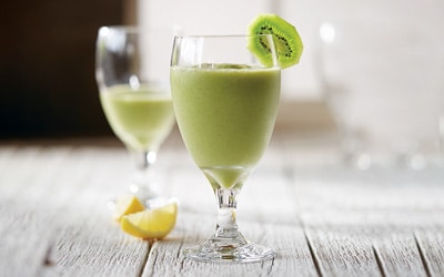 Receta de batido verde de kombucha - smoothie probiótico