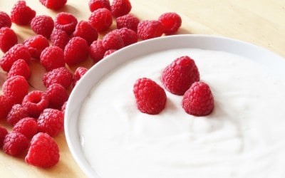 Vitamina B12 en yogur, algas y probióticos