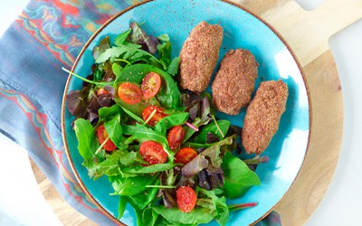 Croquetas veganas prebióticas