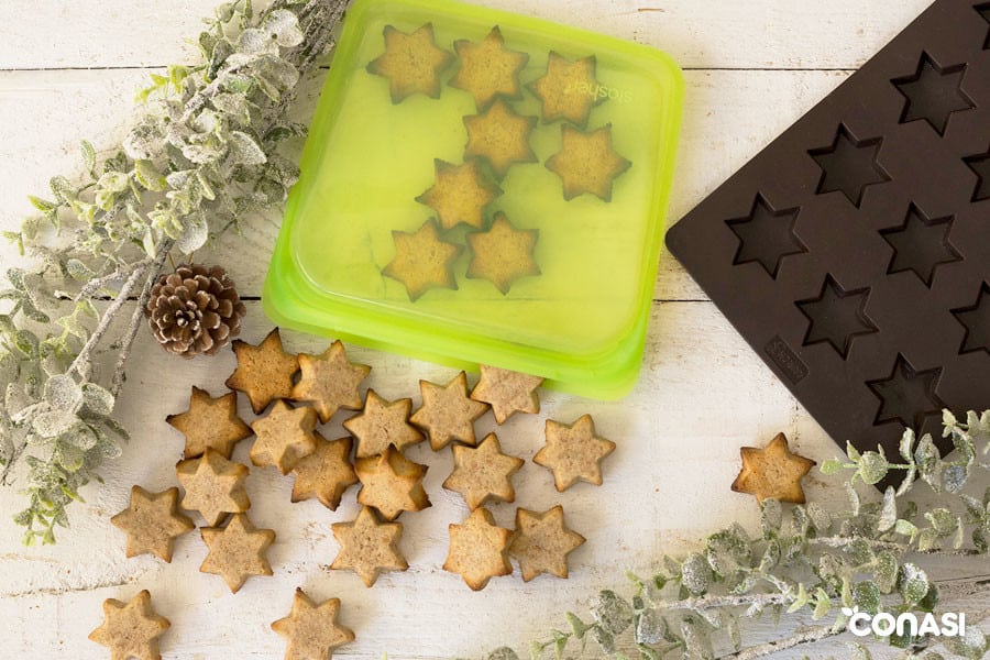 Galletas en forma de estrella - tipos de cocción