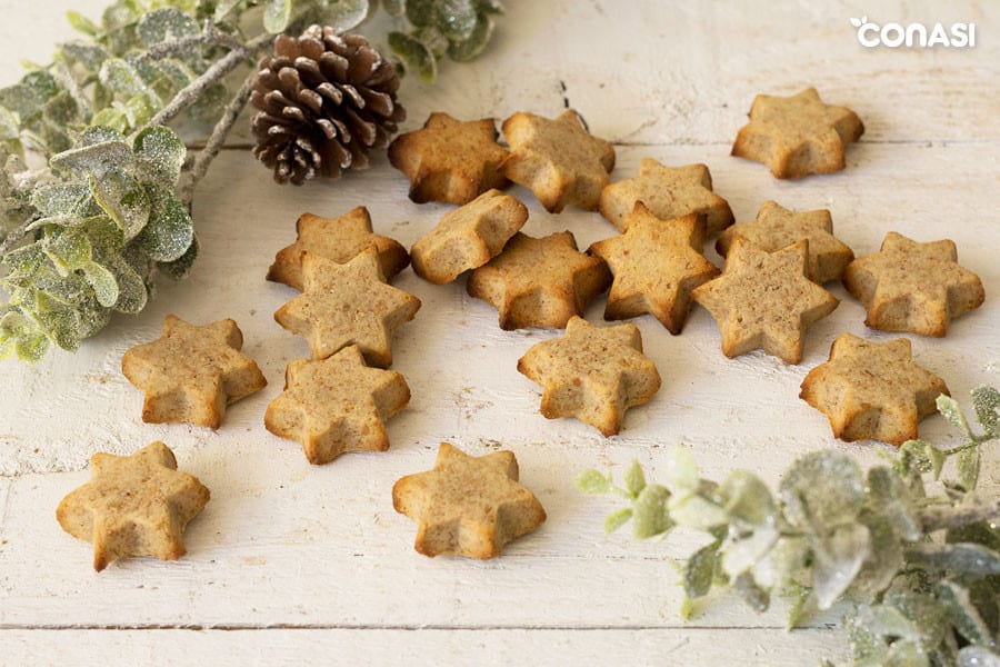 Estrellas de tahini, nuestras galletas navideñas