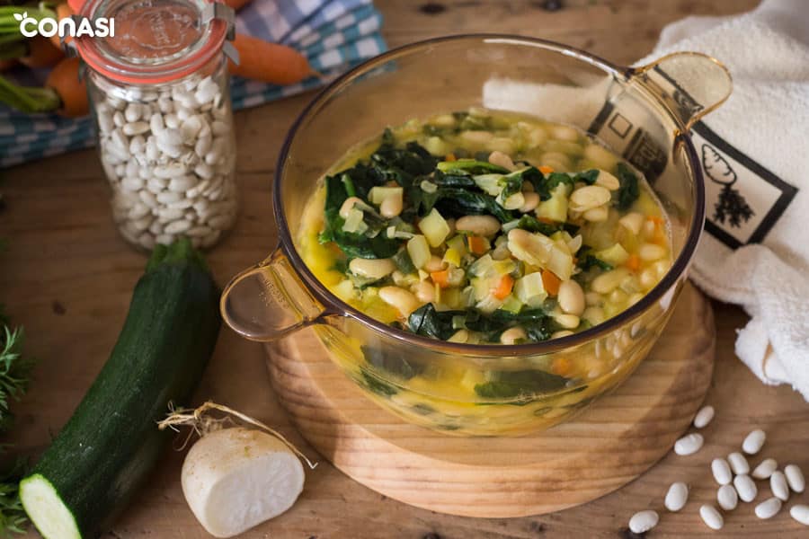 Sopa minestrone - Salud cardiovascular y alimentación vegetal