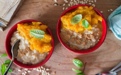 Arroz con leche vegano