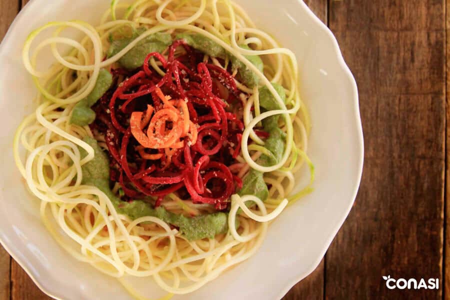 Espaguetis de calabacín - cómo cocinar las verduras