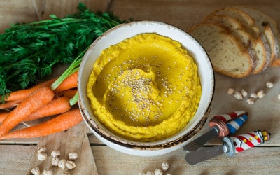 Hummus de zanahoria - Biocultura Barcelona 2019