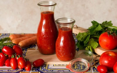 Salsa de tomate casera italiana