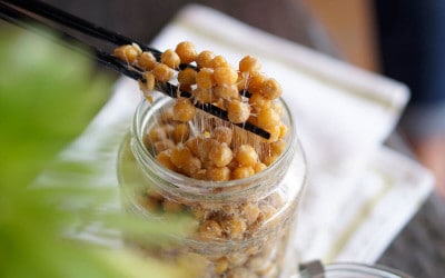 Cómo hacer natto casero de garbanzos