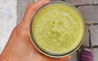 Batido verde fermentado