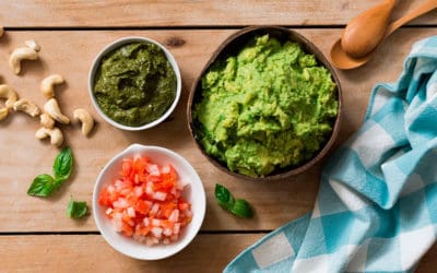 Guacamole con pesto de moringa- Biocultura Madrid 2019