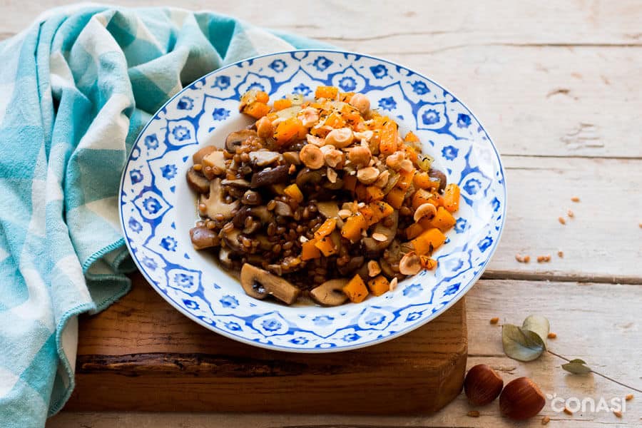 Risotto de trigo, un ejemplo de cereales saludables Risotto de trigo, un ejemplo de cereales saludables