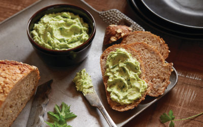 Paté de aguacate y tahini