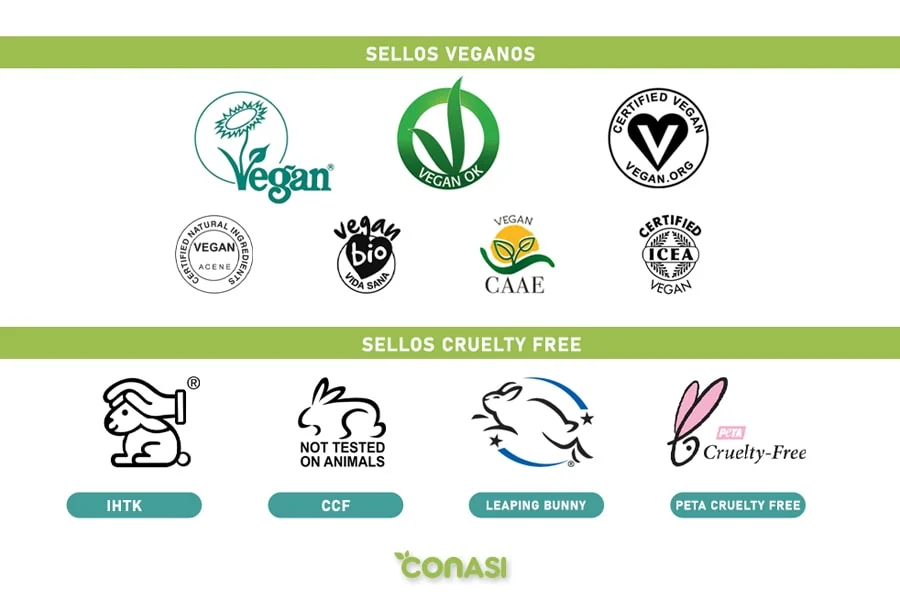 sellos veganos y cruelty free