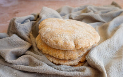 Pan de pita sin gluten