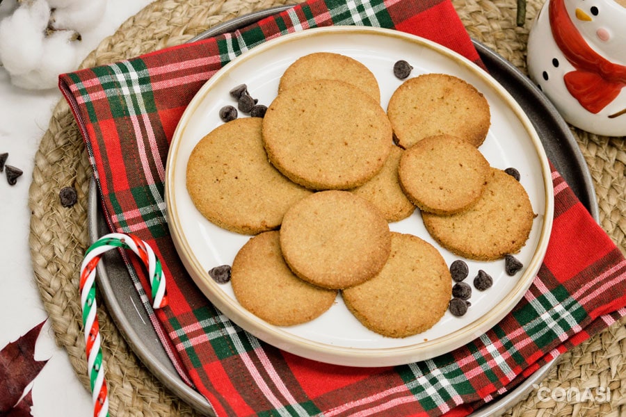 Galletas sin gluten rápidas. Receta de postre fácil y sencilla