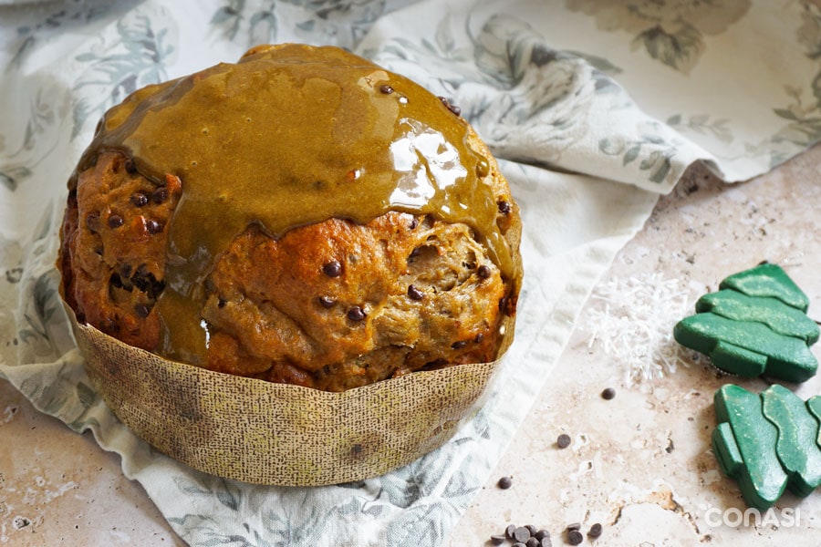 panettone sin gluten, vista general