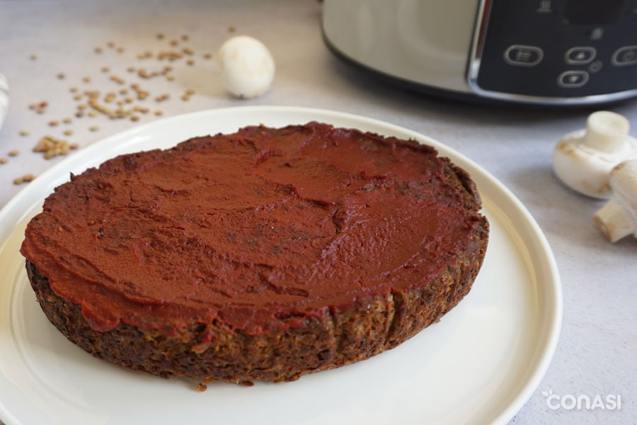 Receta de pastel de carne vegano de lentejas Blog Conasi