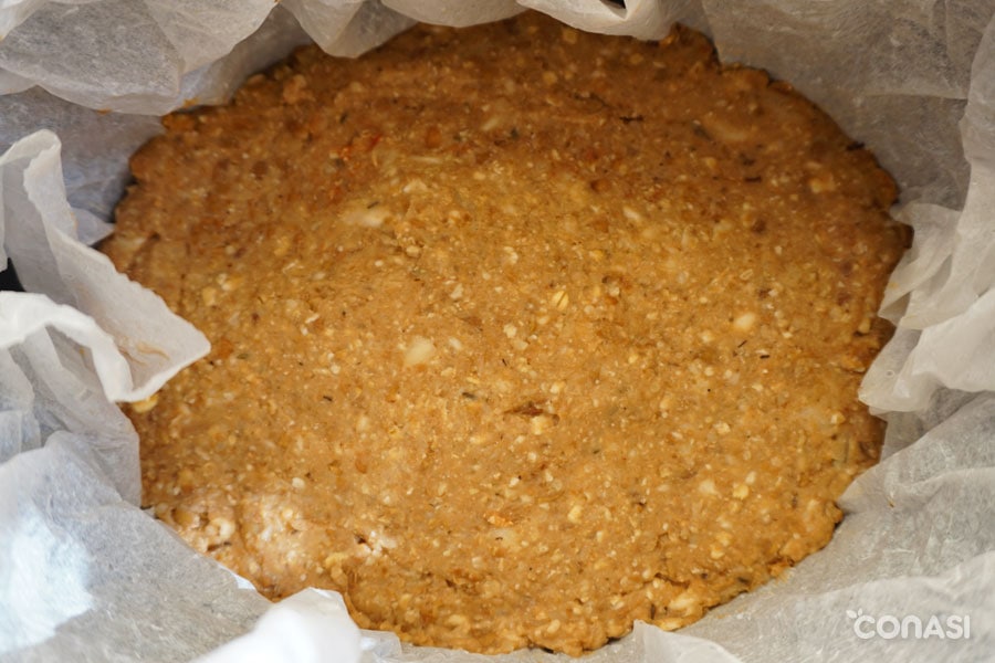 Receta de pastel de carne vegano de lentejas Blog Conasi