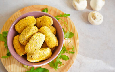 Croquetas de champiñones sin gluten