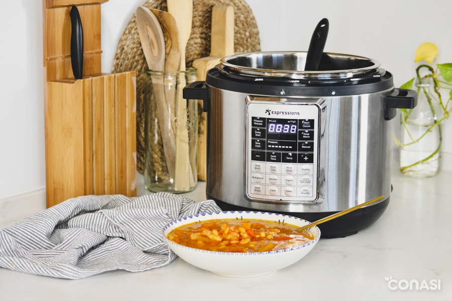 potaje de alubias junto con la olla multifunción potaje de alubias junto con la olla multifunción