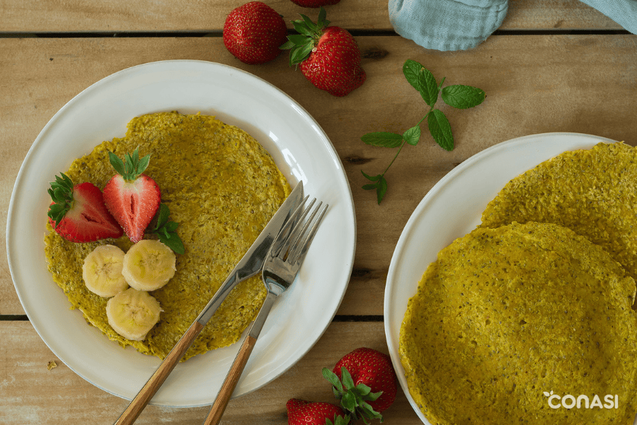 semillas de lino en tortitas de avena semillas de lino en tortitas de avena