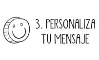 personaliza mensaje