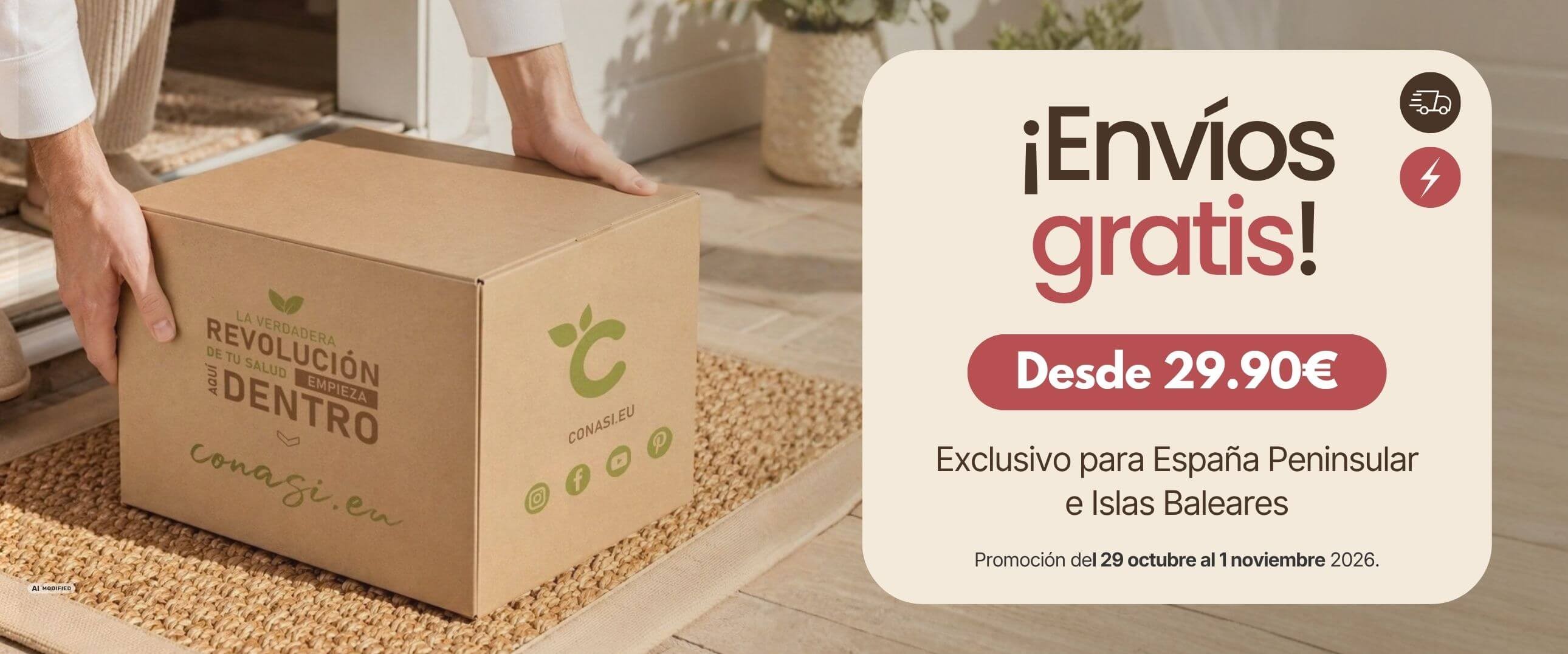 promocion bajada gastos envio