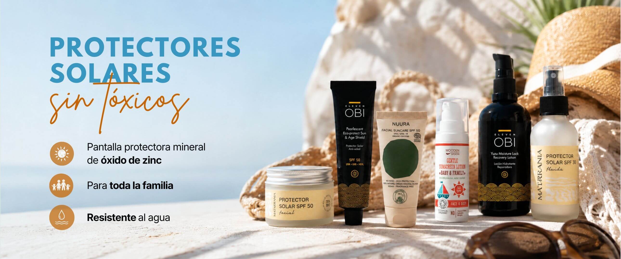 protectores solares minerales