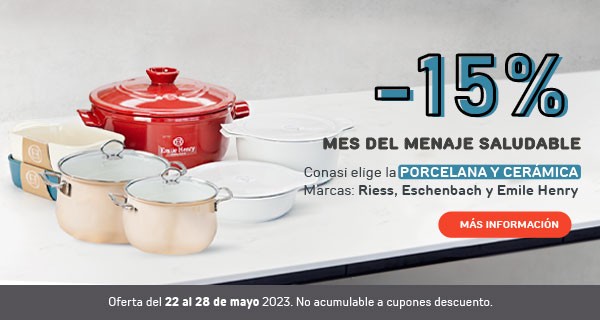 oferta menaje sin toxicos de porcelana