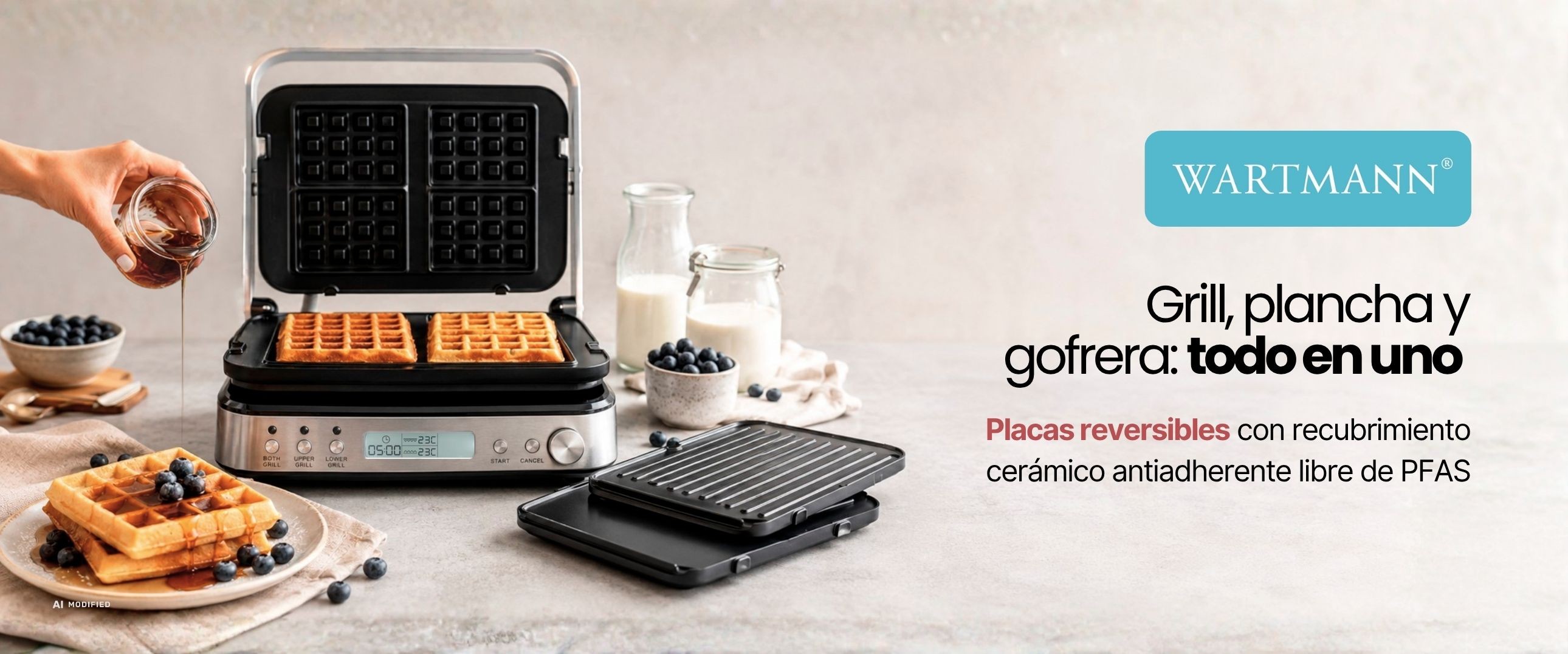 wartmann plancha 3 en 1