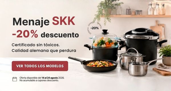 oferta menaje skk agosto 2026
