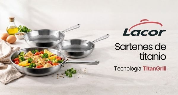 lacor sartenes titanio