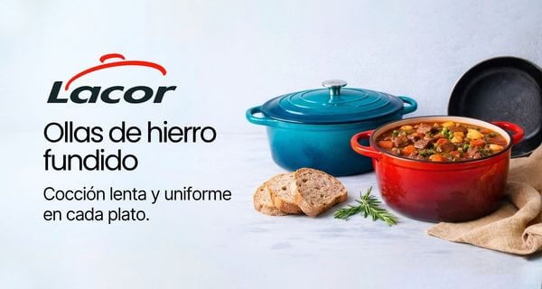 cocotte hierro fundido lacor