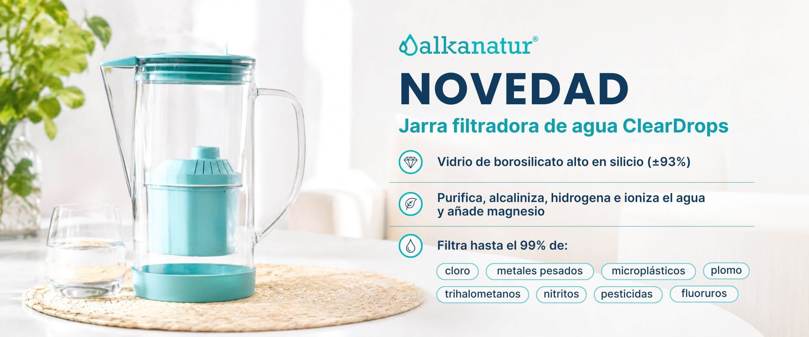 alkanatur jarra cristal cleardrops